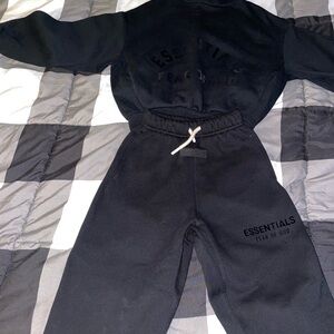 Fear of God Essentials Kids Hoodie and sweatpants